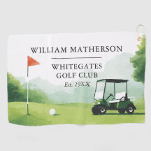 Personlig golfbil klubbnamn