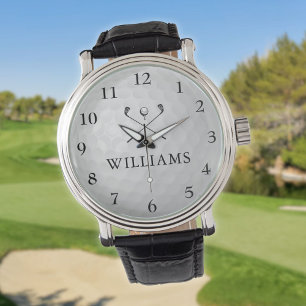 Personlig golfboll med anpassat namn armbandsur