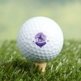 Personlig golfboll Purple Moon