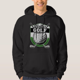 Personlig Golfer Player Pro Golf Land Klubb Hoodie