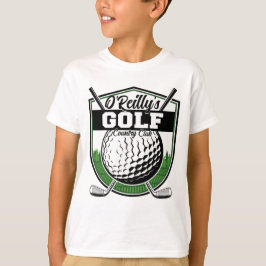 Personlig Golfer Player Pro Golf Land Klubb T Shirt