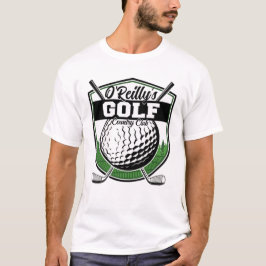 Personlig Golfer Player Pro Golf Land Klubb T Shirt