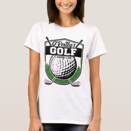 Personlig Golfer Player Pro Golf Land Klubb T Shirt