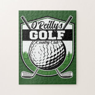 Personlig Golfer Spelare Pro Golf Country Club Pussel
