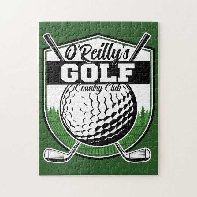 Personlig Golfer Spelare Pro Golf Country Club Pussel (Vertikal)