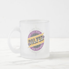 Personlig Golfer's Frosted Glass Mugg