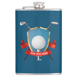 Personlig Golfer's Vinyl Wrapped Flask Fickplunta