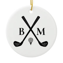 Personlig golfgolfklubbmonogram