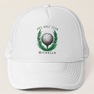 Personlig golfklubba namn Classic Trucker Hatt Keps