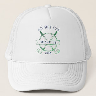 Personlig golfklubba namn Classic Trucker Hatt Keps