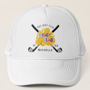 Personlig golfklubba namn Classic Trucker Hatt Keps