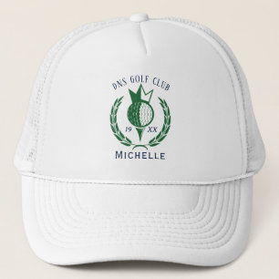 Personlig golfklubba namn Classic Trucker Hatt Keps