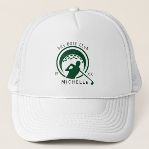 Personlig golfklubba namn Classic Trucker Hatt Keps