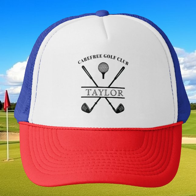 Personlig golfklubba namn Röd Vit Blå  Keps (Skapare uppladdad)