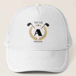 Personlig golfklubba namn skräddarsydd Trucker Hat Keps