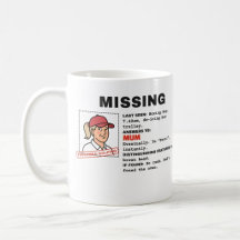 Personlig golfmugg: Saknad mamma