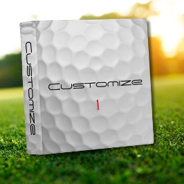 Personlig golfpresent med eget namn och nummer