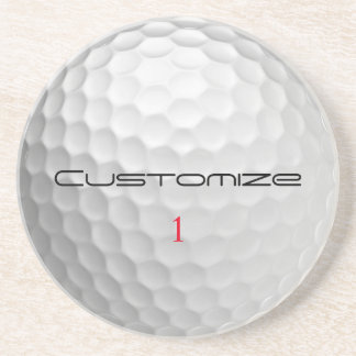 Personlig golfpresent med eget namn och nummer underlägg
