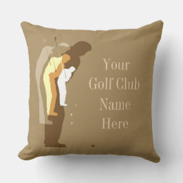 Personlig golftillhålls Gold Kudd Kudde