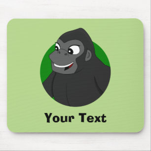 Personlig Gorilla Tecknad Mouse Pad Musmatta