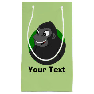 Personlig Gorilla Tecknad Small Gift Bag