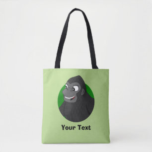 Personlig Gorilla Tecknad Tote Bag Tygkasse