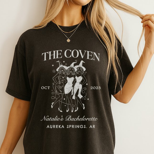 Personlig Goth Bachelorette Halloween fest T Shirt (Skapare uppladdad)
