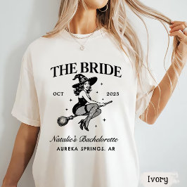 Personlig Goth Bachelorette Halloween fest T Shirt