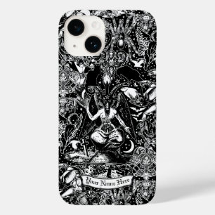 Personlig Goth Baphomet Satanic Gothic Fodral