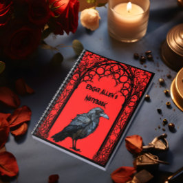 Personlig Gothic Raven Anteckningsbok