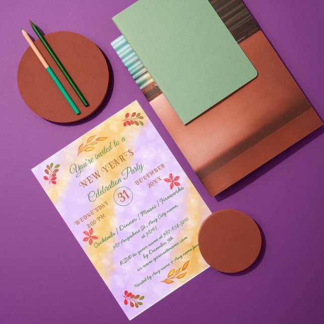 PERSONLIG GOTT NYTT ÅR 20XX INBJUDNINGAR (Skapare uppladdad)