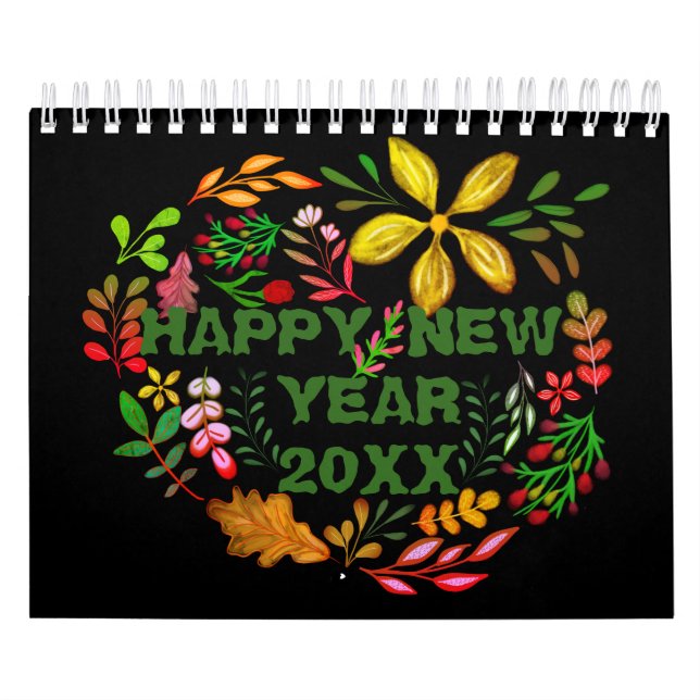 PERSONLIG GOTT NYTT ÅR 20XX KALENDER (Omslag)