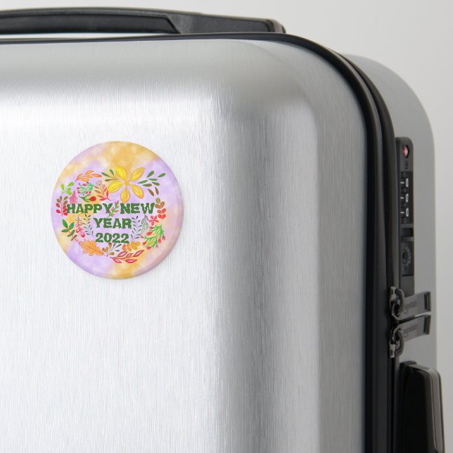 PERSONLIG GOTT NYTT ÅR 20XX MAGNET (In Situ (Luggage))