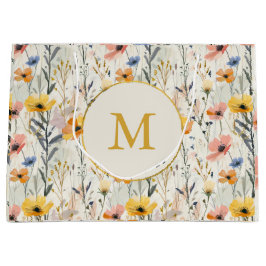 Personlig Gouache Meadow Flowers Mönster