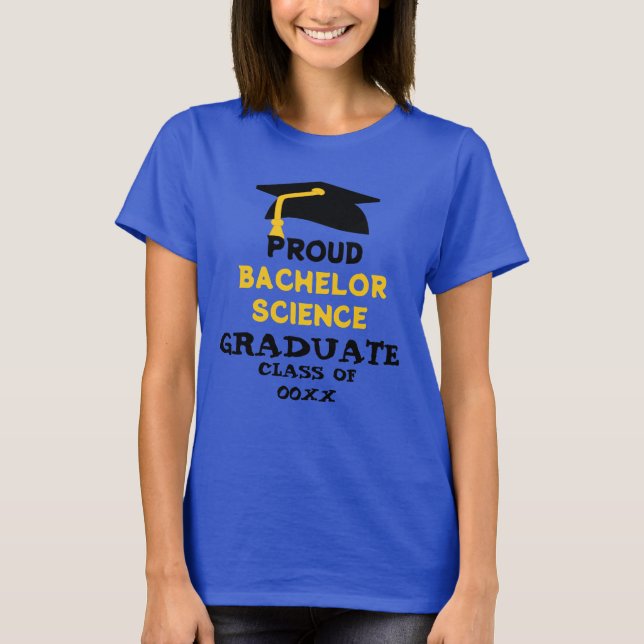 Personlig grad studenten som säger t shirt (Framsida)