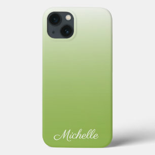 Personlig gradient ombre greenery grönt Fodral-Mor