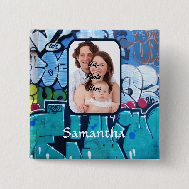 Personlig graffiti knapp (Framsida)