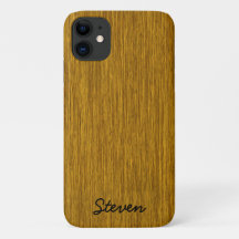 Personlig Grainy Golden Wood