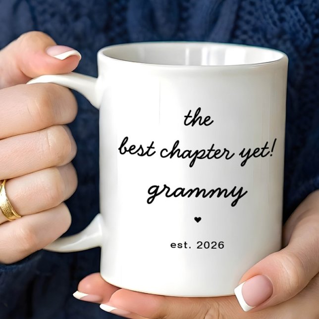 Personlig Grammy-mugg Bästa kapitlet än så länge Kaffemugg (Skapare uppladdad)