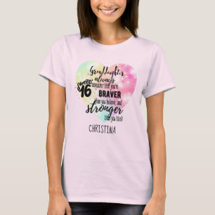 Personlig GRANDAUGHTER-gåvor   Roligt för ljudoffe T Shirt