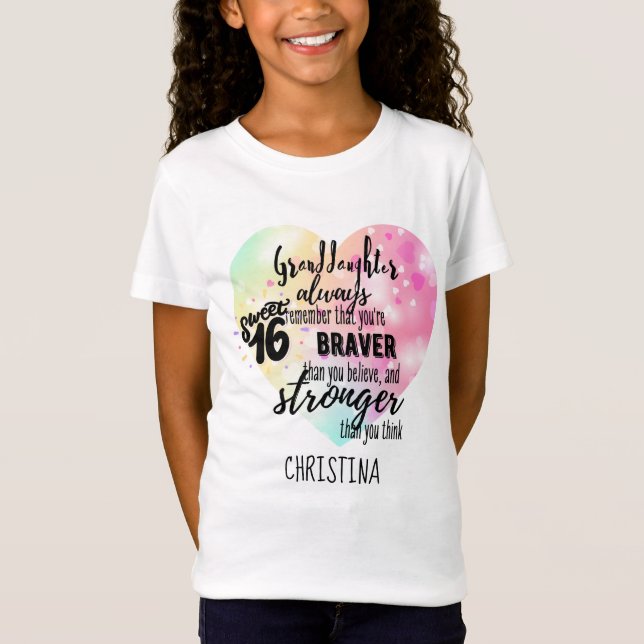 Personlig GRANDAUGHTER-gåvor | Roligt för ljudoffe T Shirt (Framsida)