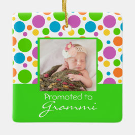 Personlig Grandma First jul Ornament
