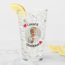 Personlig Grandma Glass Kopp | Child Ansikte Photo