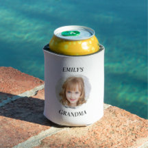 Personlig Grandma Granddaughte Photo Can Cooler