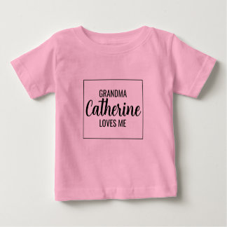 Personlig Grandma Kärlek Me Grandchild T Shirt