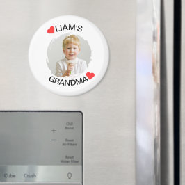 Personlig Grandma Magnet | Child Ansikte Photo