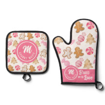 Personlig Grandma Monogram Rosa Sugarplums