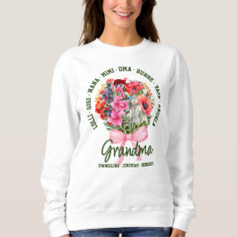 Personlig GRANDMA Nana Mimi Gigi mors dag T Shirt