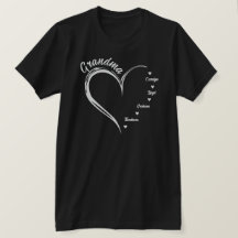 Personlig Grandma Sweatshirt, Grandma Heart