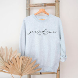 Personlig Grandma Sweatshirt T Shirt